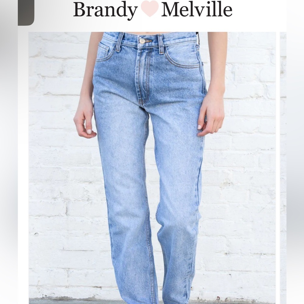 Brandy Melville Molly Blue Wash Jeans